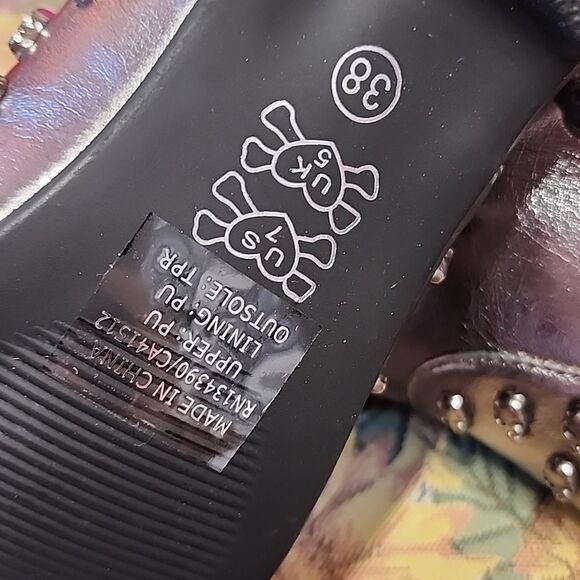 Abbey Dawn By AVRIL LAVIGNE TOUGH CROWD OXFORD FLAT IN PEWTER SZ 7 NWT &… - Picture 7 of 11